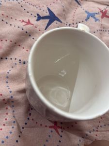 Novelty Newspaper Letter K Mug