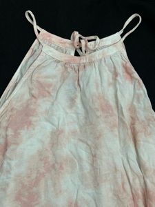 Tie-Dye halter neck Top
