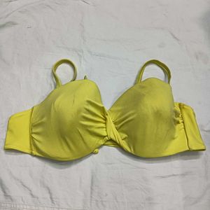 Yellow🖤big size Bikini Top