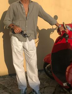 Comfortable White linen Pants