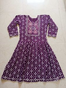 Beautiful Purple Kurta Set