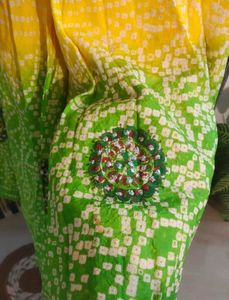 Orange Embroidered lehenga