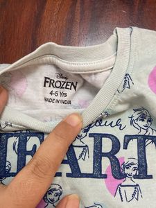 Girls Frozen T-Shirt &amp; Shorts Set