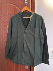 Uniqlo Olive Green Casual Shirt