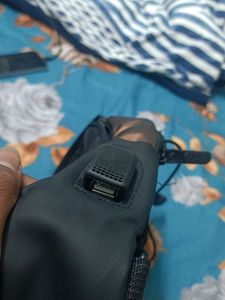 Stylish Black USB Sling Bag