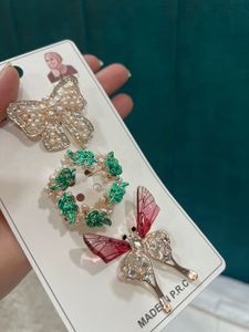 Set of 3 Cute Brooches