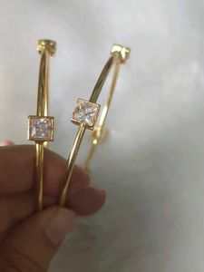 Elegant Gold with diamond Bangles Set