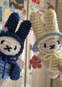Cute Crochet Bunny Duo