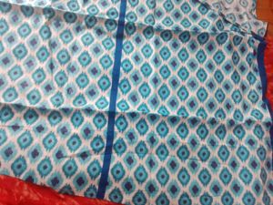 Blue Diamond Print Kurta
