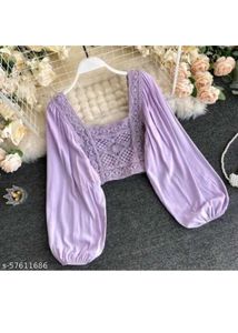 Desh premium quality lavender top for you 💖