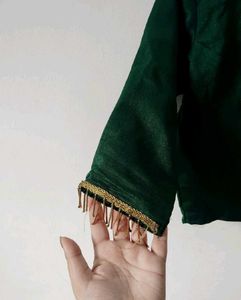 Elegant Emerald Green Blouse