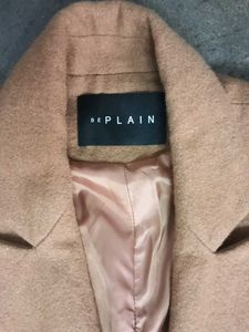 Elegant Tan Long Coat