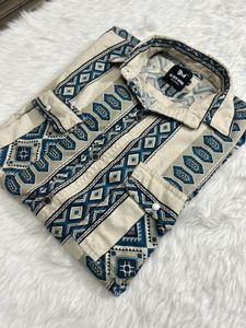Black Bird Patterned Shirt