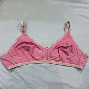 Comfortable❤️ Pink Cotton Bra