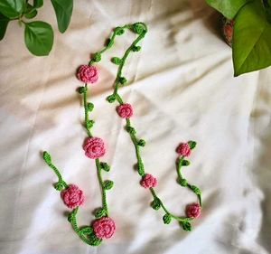 ✨Boho Floral Crochet Waist Chain