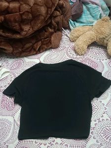 Divided Black Tee - Casual Style