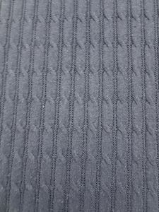 Black Ribbed Polo Neck Dress