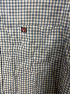 Men's Blue Gingham Check Shirt