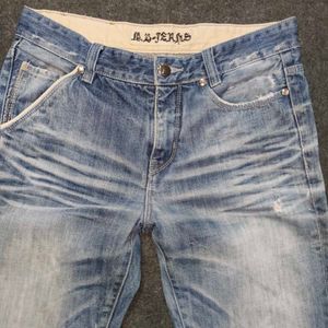 Goes Club 'Y2K Whiskered' Jeans (Light Blue Heavy)