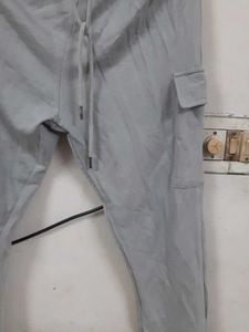 Grey Cargo Joggers