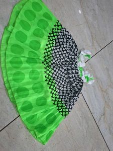 Vibrant Polka Dot Saree