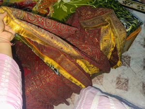 maroon lehenga choli with dupatta set