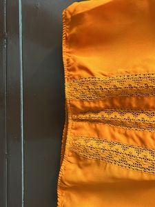 Dressberry Orange Qroshia Top