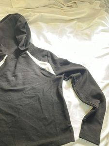 Black Graphic Hoodie