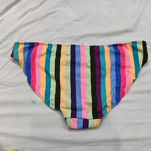 Colorful ⭐Striped Bikini Bottoms