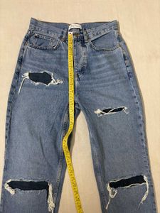 Primark Light Wash Ripped Jeans