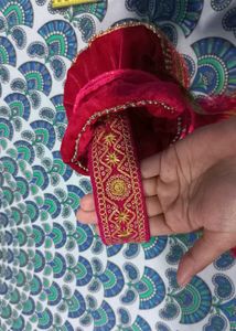 Customized magenta pink Potli bag