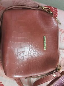 Stylish Crocodile Texture Crossbody Bag