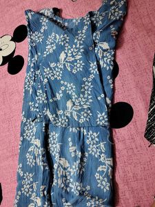 Nayra cut Printed Kurta and one embroidered