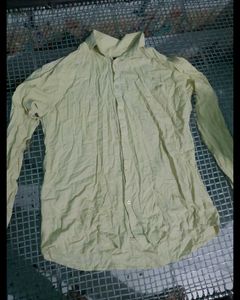 Light Yellow Long Sleeve Shirt