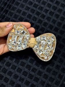 Crystal Bow Hair Clip