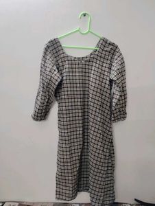 Chic Plaid Mini Dress