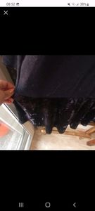 Korean branded warm velvet flapper dress