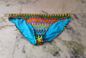 Vibrant Patterned Bikini Bottom
