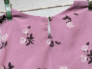 Women's Layered Floral Top