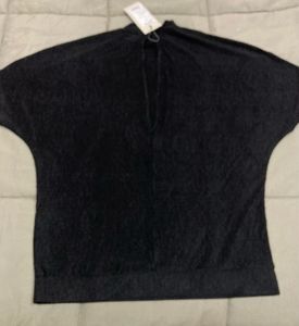 ONLY Women Solid A-line top - Black