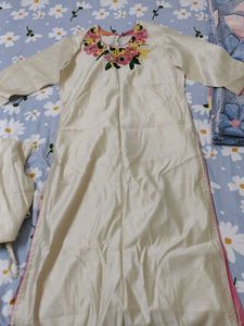 Elegant Embroidered Kurta Set with Dupatta