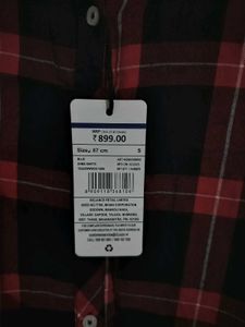 Red &amp; Black Plaid Button-Up Shirt