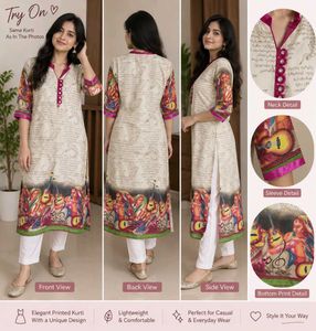 Beautiful Printed Long Kurti