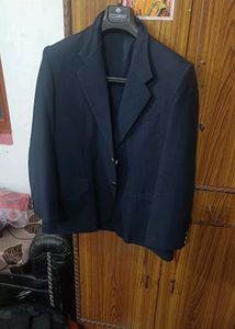 Men's Navy Blue Formal Blazer | Size 42 (L) |