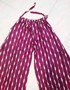 Boho Wide Leg Palazzo Pants✨