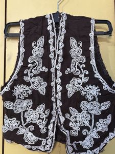 Embroidered Ethnic Vest