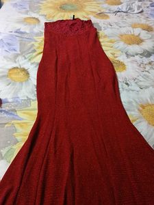 Sparkly Red Mermaid Dress