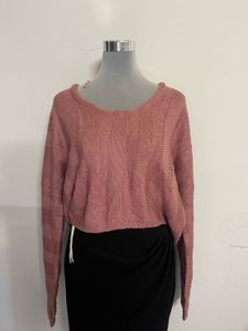 Cute Pink Knit Sweater