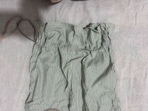 Striped Casual Button-Up Top