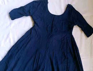 Pretty Blue Anarkali Dress